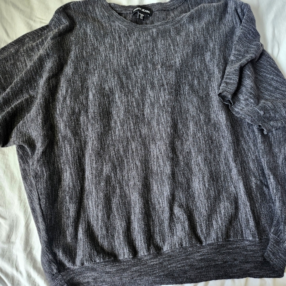 Gray DKNY JEAN Shirt Sleeve